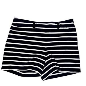 White House Black Market Size 00 Striped Shorts